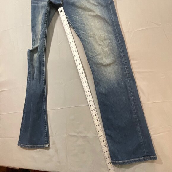 Gap Premium Curvy Straight Jeans Faded Blue Women's Casual Denim 8/29 Long - Picture 8 of 14